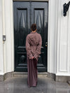 Millie blouse | Bruin geruit | Tall