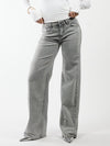 Mira | Super Wide Leg Jeans | Grijs | Stretch | Tall