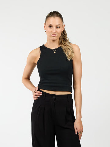Basic Tank Top Noa | Black | Tall