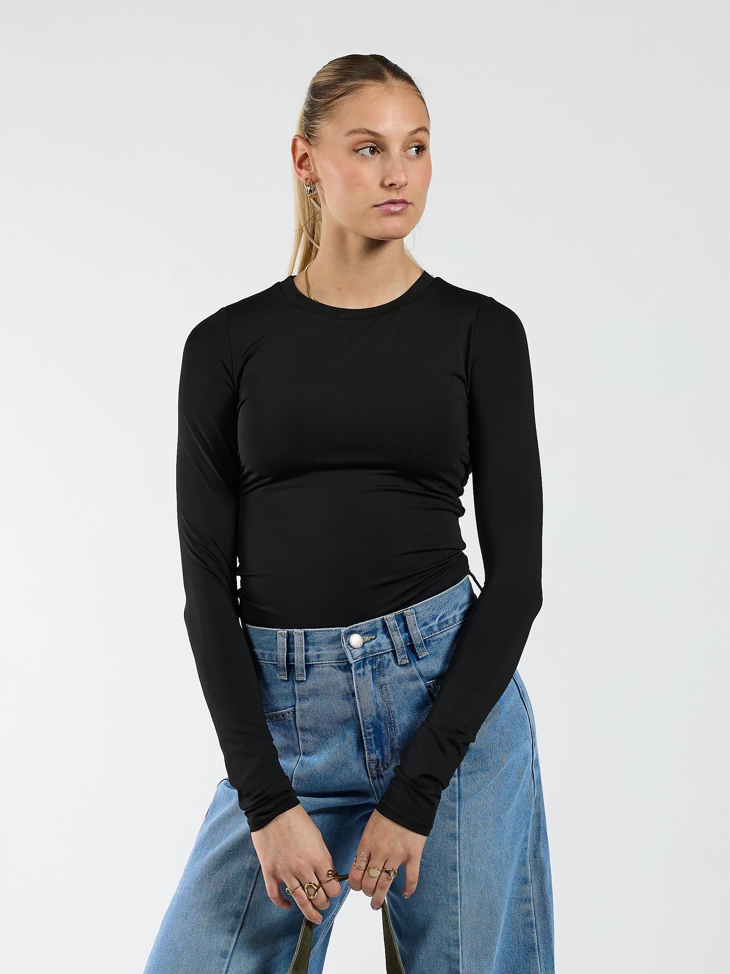 Nola Body | Long sleeve | Zwart | Tall