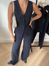 Nova | Wide leg pantalon | Navy | Tall