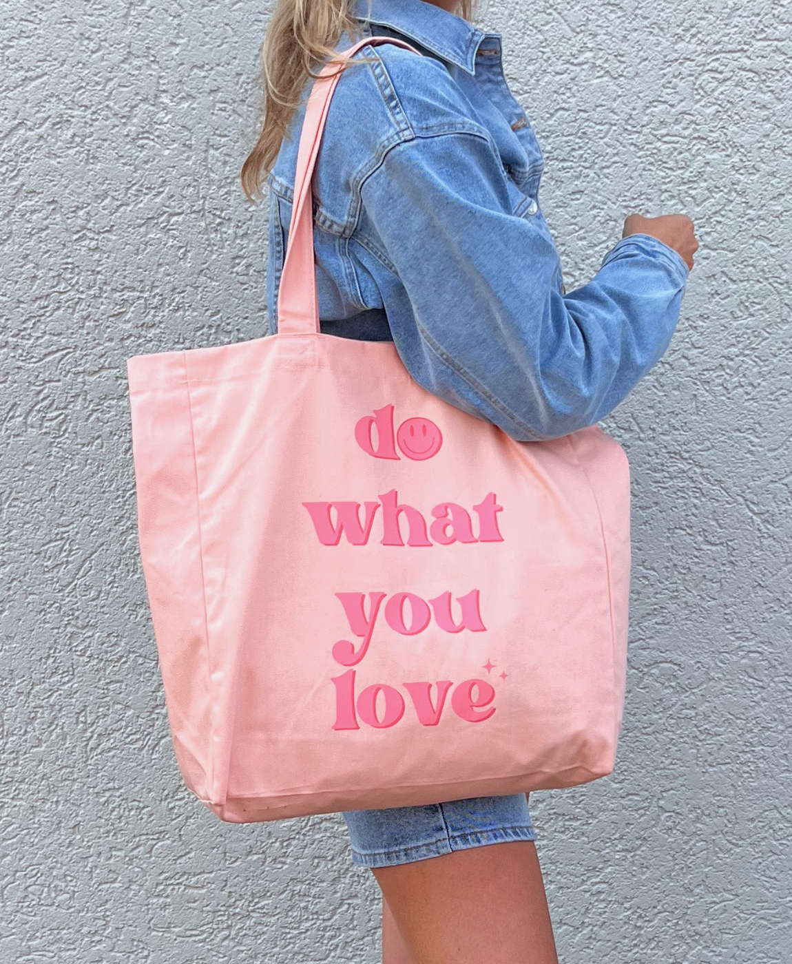 Canvas tas | Roze | The Wildflower Club