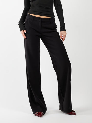 Romi Pants | Mid-waist | Black | Tall
