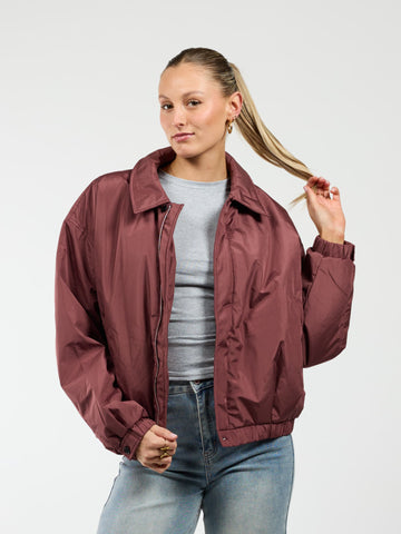 Rose bomber jacket | Blush | Tall