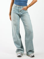 Roxy | Mid Waist Super Wide Leg Jeans | Lichtblauw | Stretch | Tall