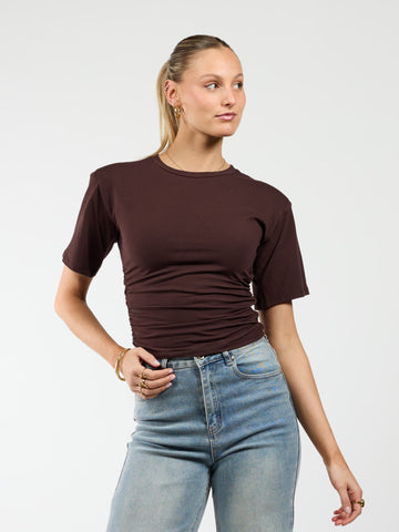 Saar top | Brown | Tall
