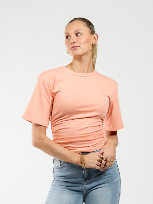 Saar top | Mango peach | Tall