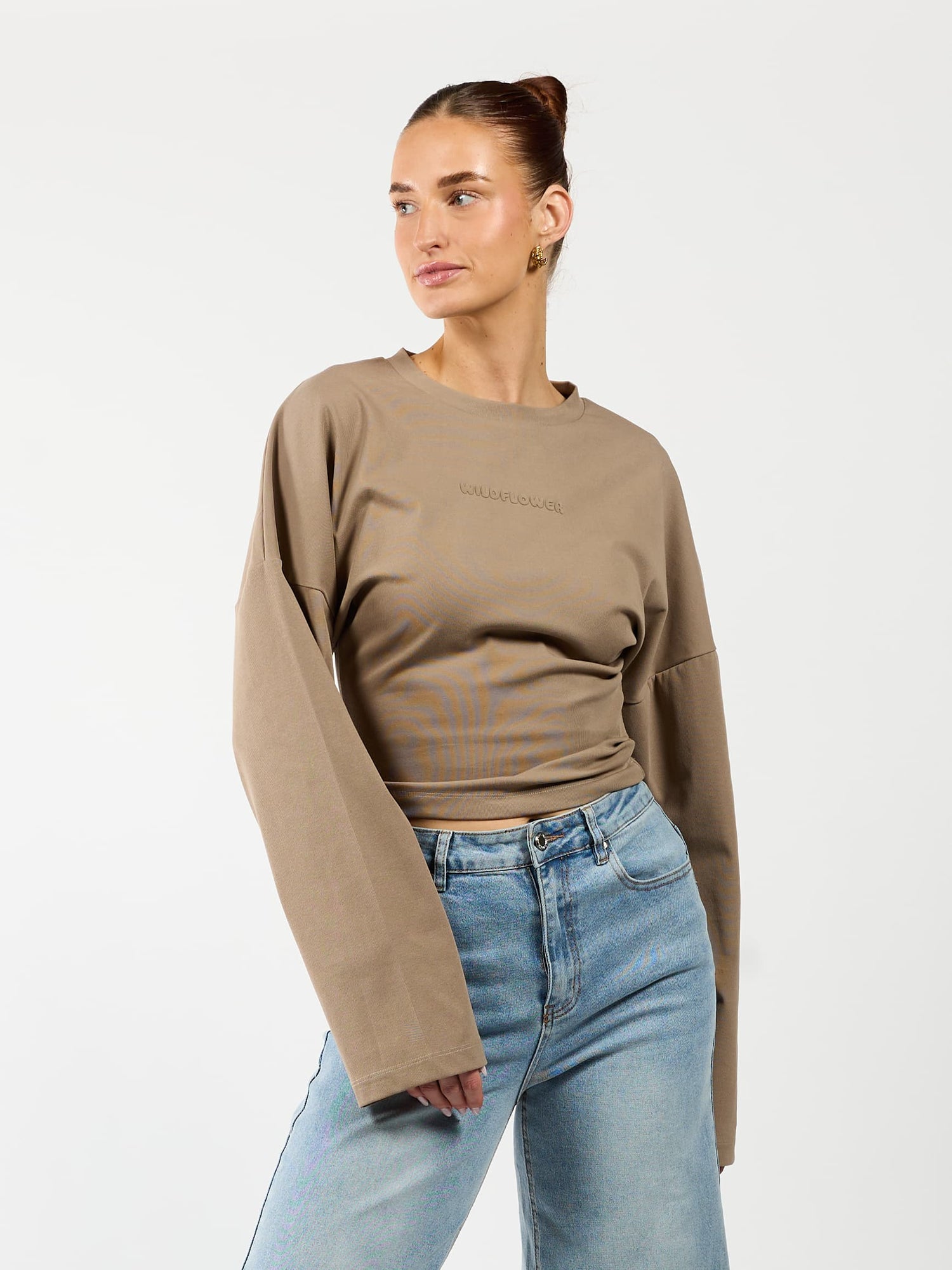 Sanna Tee | Taupe | Tall