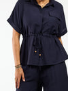 Steph top | Navy | Tall