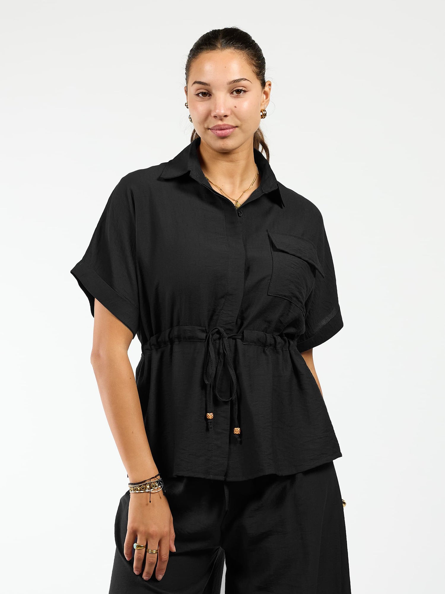 Steph top | Zwart | Tall