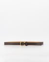 Cece belt brown | golden buckle