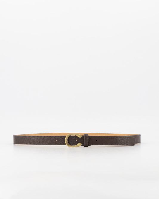 Cece riem bruin | gouden gesp