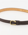 Cece belt brown | golden buckle