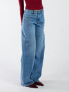Mila Wide Leg Jeans | Blauw