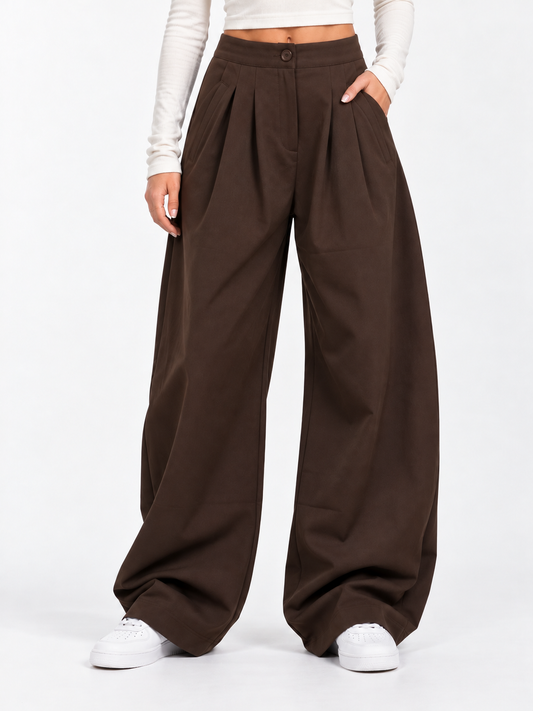 Loulou pants | Bruin | Tall