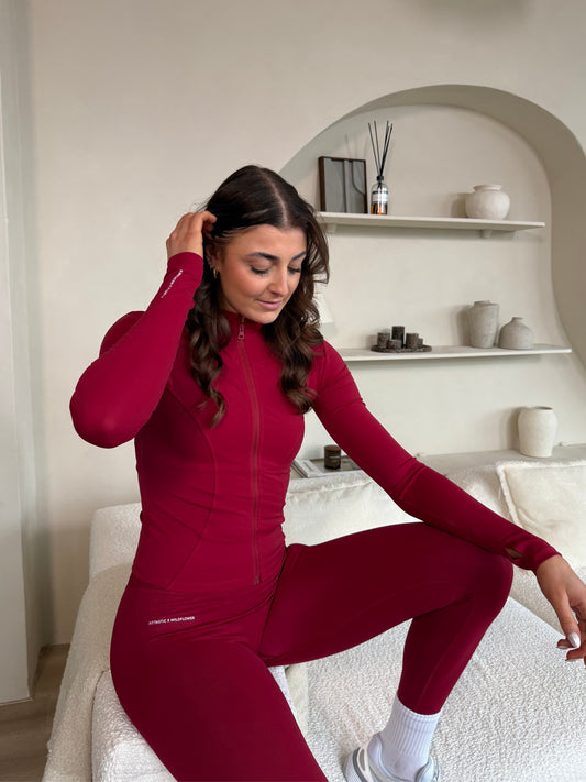 Zip Vest | Sport | Bordeaux | Tall