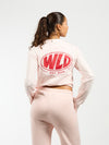 WLD longsleeve tee | Lichtroze | Tall