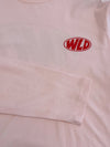 WLD longsleeve tee | Lichtroze | Tall
