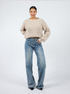 Mira Cable Knit | Beige | Tall