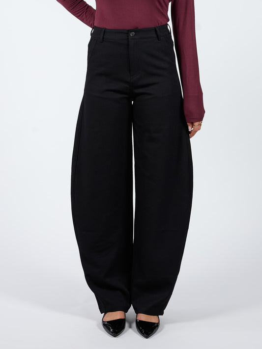 Bobby Balloon Pantalon | Zwart | Tall
