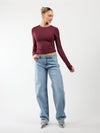 Zoey Barrel Jeans | Mid waist | Blue | Tall