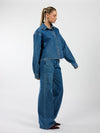 Indy | Co-ord | Denim jacket | Blauw | Stretch | Tall