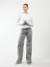 Mira | Super Wide Leg Jeans | Grijs | Stretch | Tall