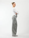 Mira | Super Wide Leg Jeans | Grijs | Stretch | Tall