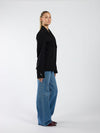 Lily getailleerde blazer | Zwart met diamonds | Tall