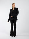 Lily getailleerde blazer | Zwart met diamonds | Tall