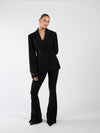 Lily getailleerde blazer | Zwart met diamonds | Tall