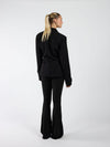 Lily getailleerde blazer | Zwart met diamonds | Tall