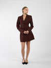 Luna Blazer Dress | Bruin | Tall