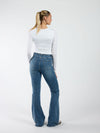 Ivy Flared Jeans | Blue | Stretch | Tall