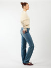 Lizza Straight Leg Jeans | Ocean blue | Stretch | Tall
