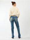 Lizza Straight Leg Jeans | Ocean blue | Stretch | Tall