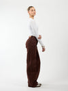 Elle | Super Wide Leg Jeans | Dark brown | Tall