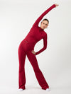 Long sleeve top | Sports | Burgundy | Tall