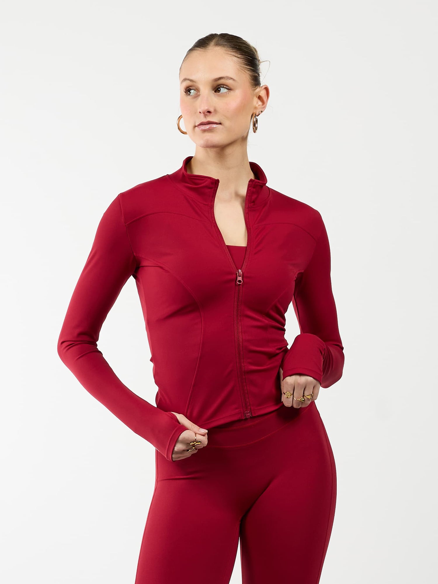 Zip Vest | Sport | Bordeaux | Tall