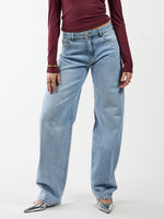 Zoey Barrel Jeans | Mid-waist | Blue | Tall