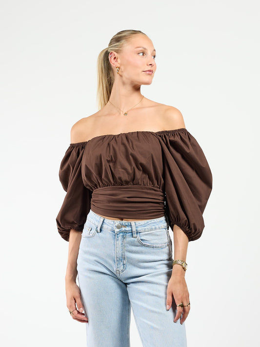 Aimy blouse | Bruin | Tall