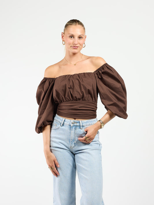 Aimy blouse | Bruin | Tall