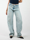 Alix | Balloon Jeans | Mid-waist | Light blue | Stretch | Tall