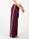 Izzy Pants | Bordeaux with pink stripe | Tall