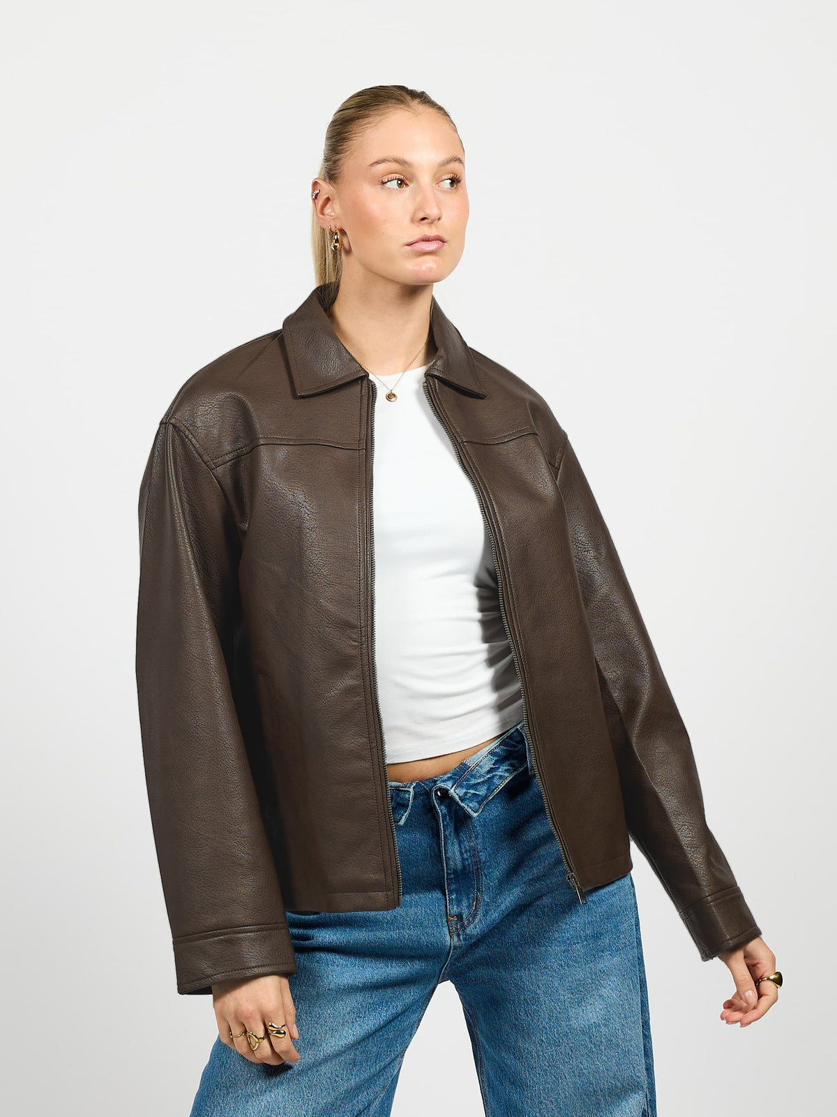 Gaby oversized jacket | Bruin | Tall