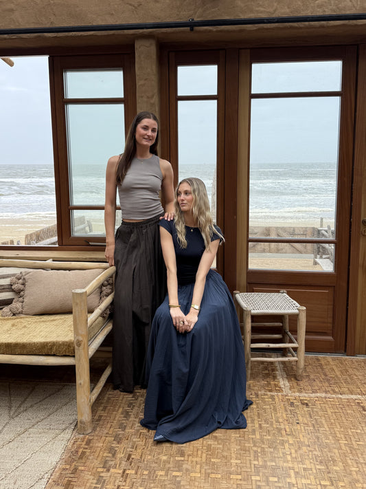 Celine Maxi Rok | Donkerblauw | Tall