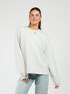 Fleurs Sweater | Grey | Tall