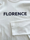 Florence Tee | Navy opdruk | Tall
