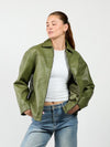 Gaby oversized jacket | Groen | Tall