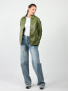 Gaby oversized jacket | Groen | Tall